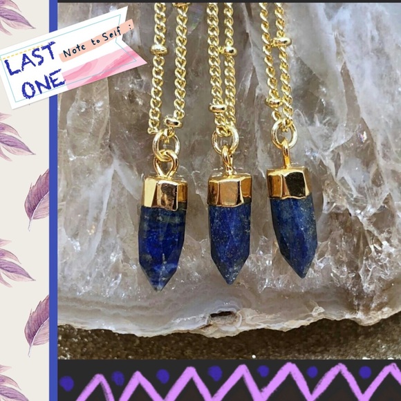 SALE✨ The Lapis stone brings good luck and fortune comes with brilliant gold… - Picture 2 of 5